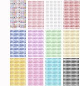 Buylorco 3120pcs 6mm Self-Adhesive Rhinestone Stickers 12 Sheets Gems Crystals view 1