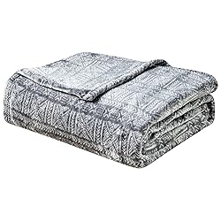 Elegant Comfort Lightweight Printed Throw