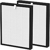 Harebery 2 Pack KQ-36 Filter Replacement Compatible with Aucleia KQ-36/KQ-36A Purifier | 3-Stage Filtration