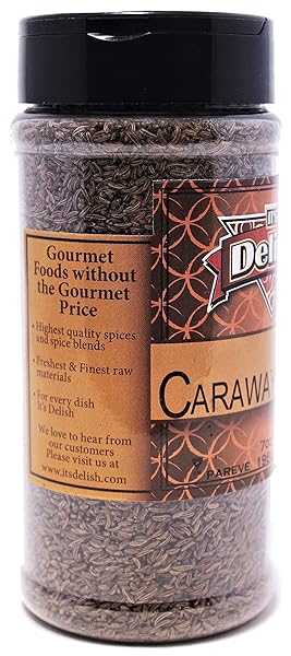GOURMET CARAWAY SEEDS BY ITS DELISH, MEDIUM JAR, 7 OZ