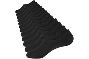 CLOSEMATE No Show Socks for Men Women Cotton Thin Low Cut Non Slip Casual Ankle Socks 6 Pairs