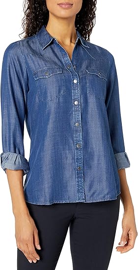 foxcroft denim shirt