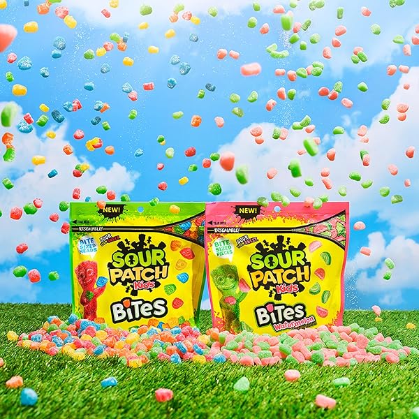SOUR PATCH KIDS BITES SOFT & CHEWY CANDY, 12 OZ