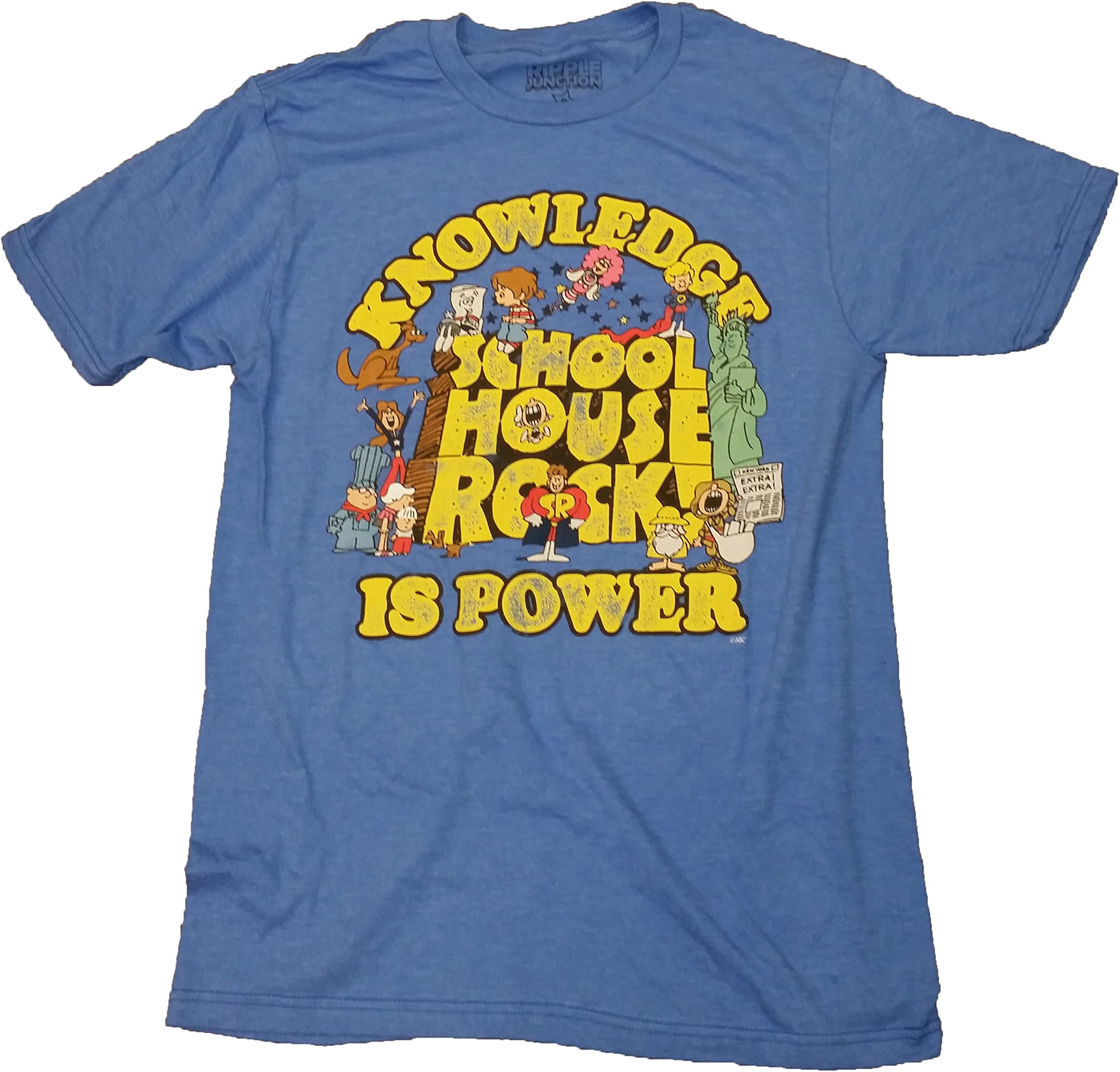 Schoolhouse Rock Knowledge is Power Licensed Graphic T-Shirt