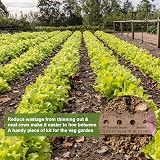 PEUTIER 13" Wooden Seed Spacing Ruler for Accurate Planting Depth view 5