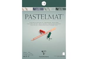Clairefontaine Pastelmat Card, 18x24cm, 360, Assorted Colours (12 Sheets), 18 x 24 cm