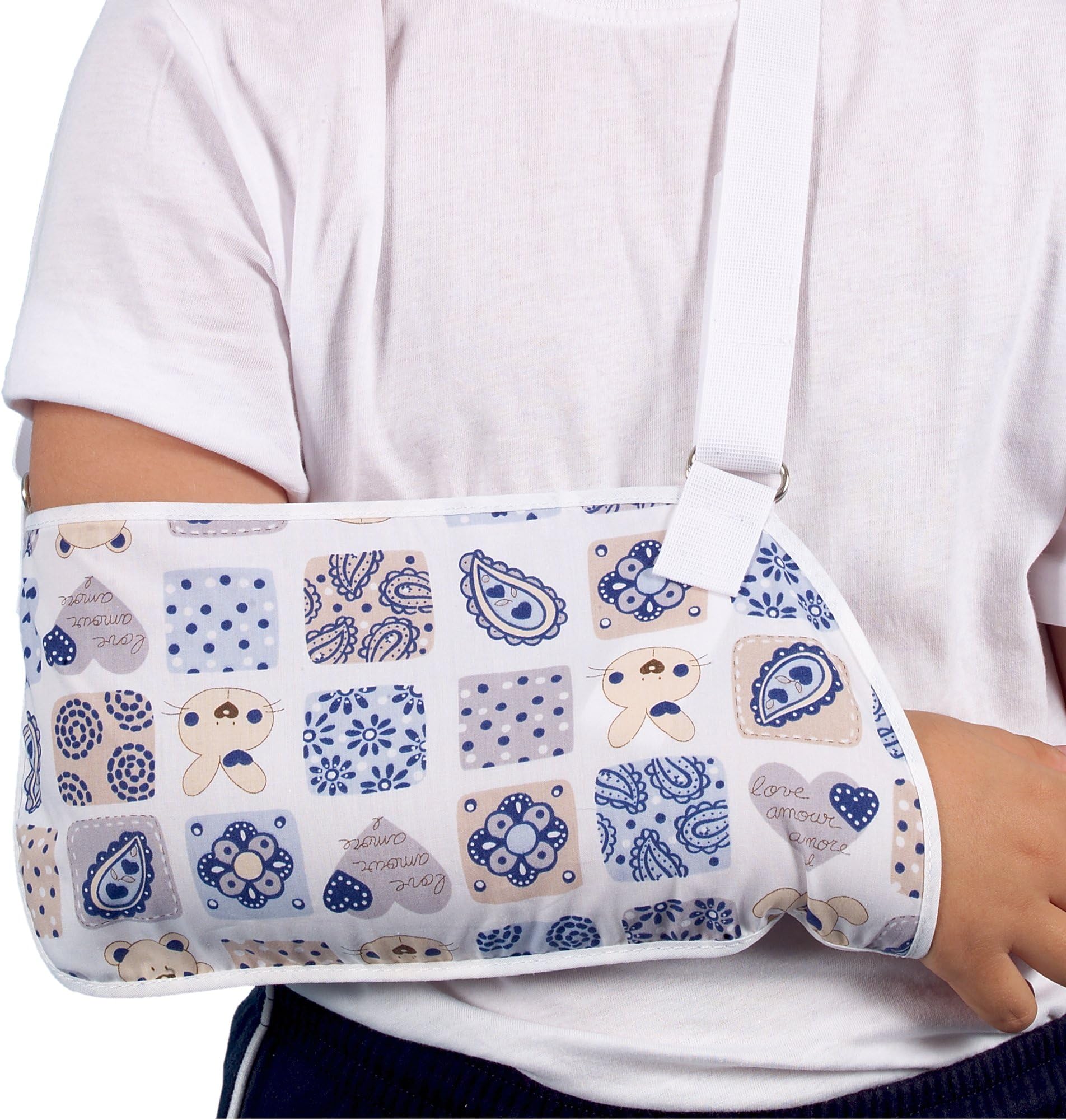 Children’s Arm Sling – High Quality, Comfortable and Breathable arm Sling That Provides Support and arm-repositioning for Children Following an arm Injury.