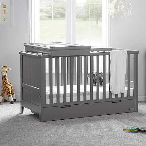 grey cot top changer