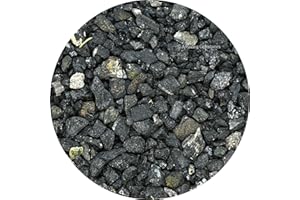AMAZING GEMSTONE Black Tourmaline Crystal Chips Aquarium Gravel Rocks - Black Tourmaline Chips Bulk Fish Tank Gravel, Small Tumbled Stone Chips and Tiny Crystals for Decoration (Natural AAA Grade Gemstones)
