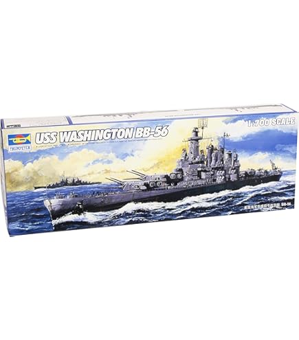 Amazon.com: Trumpeter 1/700 USS Alabama BB60 Battleship Model Kit