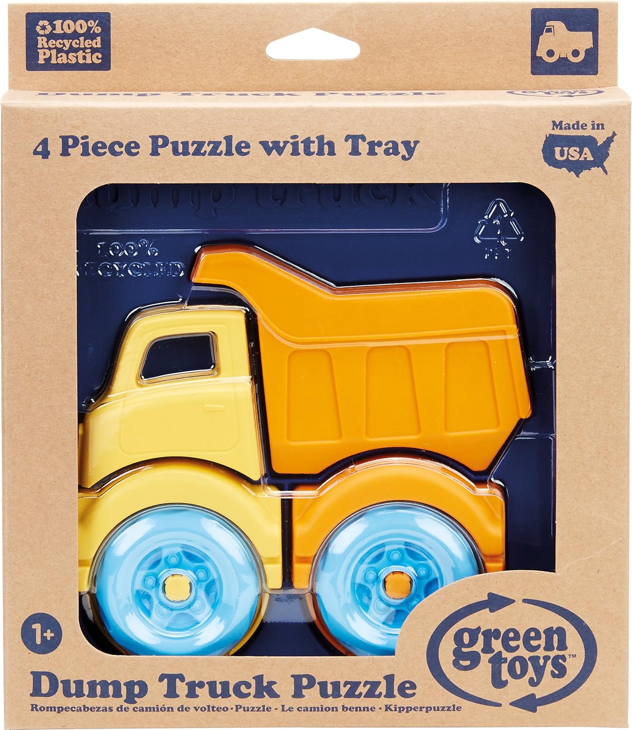 Asmokids Green Toys Puzzle 3d Camion Benne