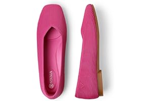 VIVAIA Margot 2.0 Women's Casual Flats Slip on Washable Ballet Flats Shoes Comfortable Square-Toe Style