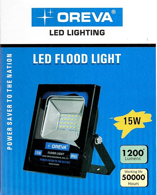 Oreva ORFLD-15W 15-Watt LED Flood Light (White)