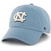 NCAA North Carolina Tar Heels '47 Brand Clean Up Adjustable Hat, Columbia 1, One Size