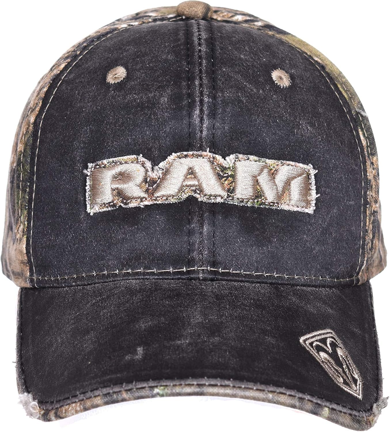 H3 Headwear Men's Dodge Ram Baseball Cap Mossy Oak Camouflage