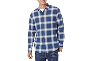 Amazon Essentials Men's Long-Sleeve Flannel Shirt - Discontinued Colors