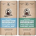 Dr. Squatch Natural Deodorant for Men - Odor-Squatching Aluminum Free - Coastal Mist & Rainforest Rapids (2.65 oz, 2-Pack)