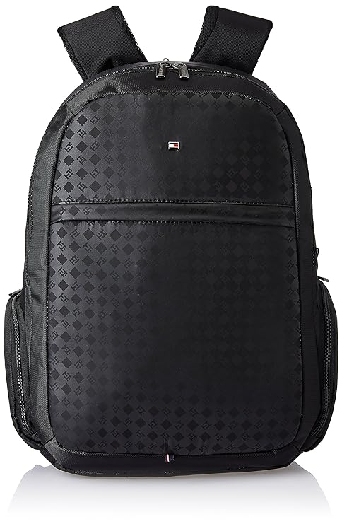 Tommy Hilfiger Professional Series 21.6 Ltrs Black Laptop Backpack (TH/PRO01LOGO)
