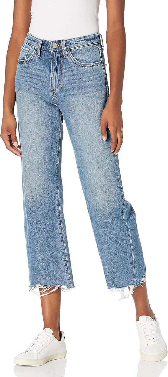 Joe's Jeans Womens Blake High Rise Wide Leg Crop Amazon.ca Clothing