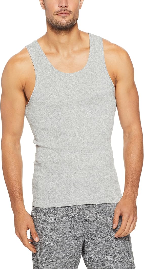 3 x Bonds X-Temp Grey Mens Chesty Cotton Plain Singlet Vest Tank Top