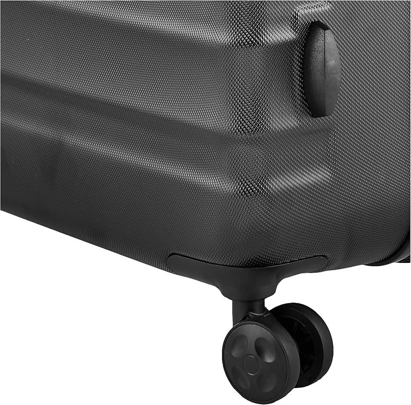 Valise Rigide Grande - Bagage de Voyage Extensible ABS avec 4 Roulettes Doubles Pivotantes - Résistante aux Rayures et Légère - 78 x 52,6 x 32cm - Noir — photo 4 sur 7