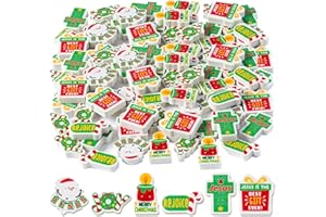 ANGOLIO 60Pcs Christian Mini Cartoon Bulk Erasers Merry Christmas Party Pencil Top Erasers Jesues Religious Cross Pattern for Classroom Activities Rewards Game Prizes Bible Christmas Party Supplies