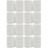 PowerFlex Self Adherent Tape, Latex, Athletic Tape, White, 3", 16 Rolls per Case