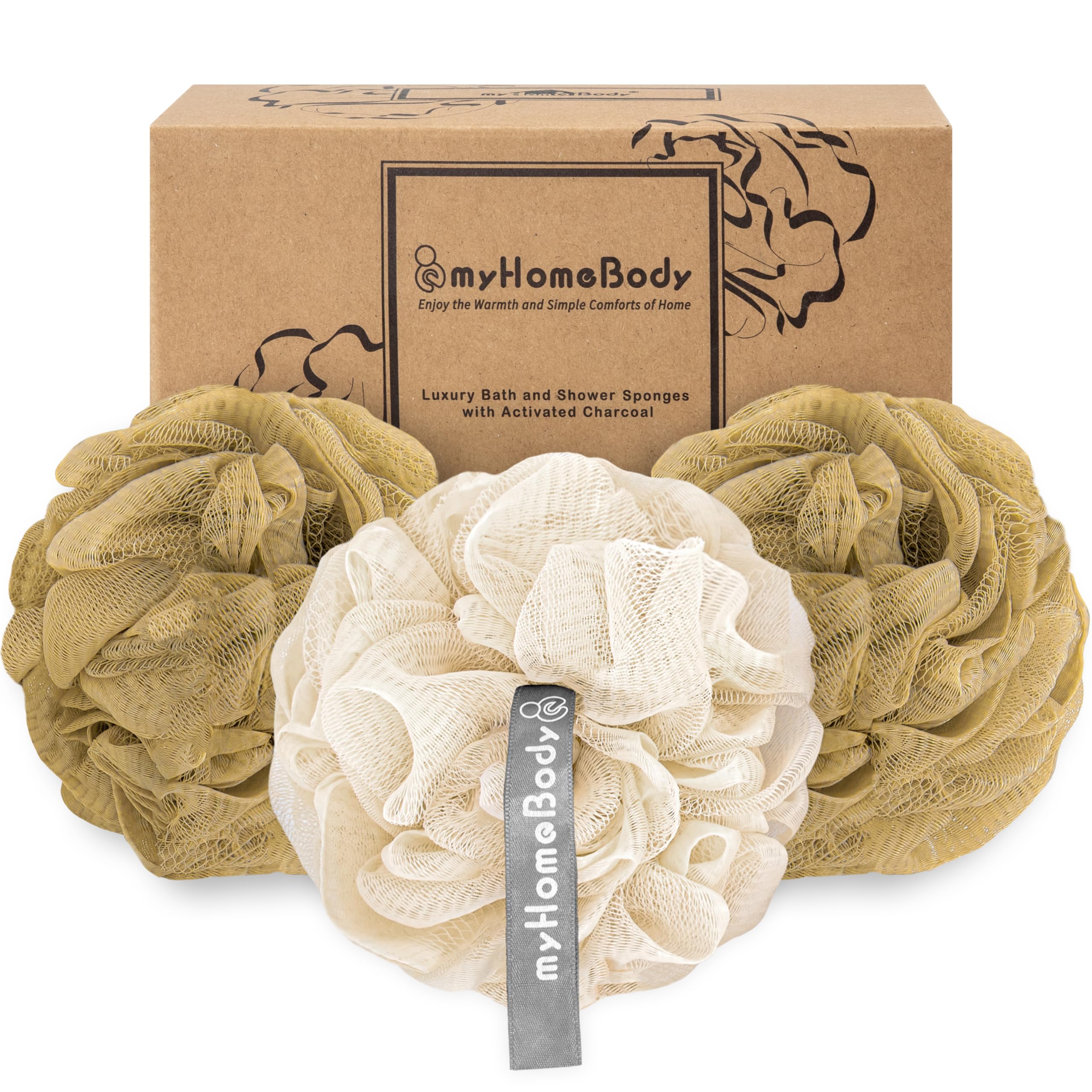 myHomeBody Large 70g Loofah Sponge, Body