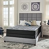Signature Design by Ashley Full Size Comfort Plus 10 Inch Hybrid Mattress with Lumbar Support Gel Memory Foam, Fiberglass Free, Mattress In A Box