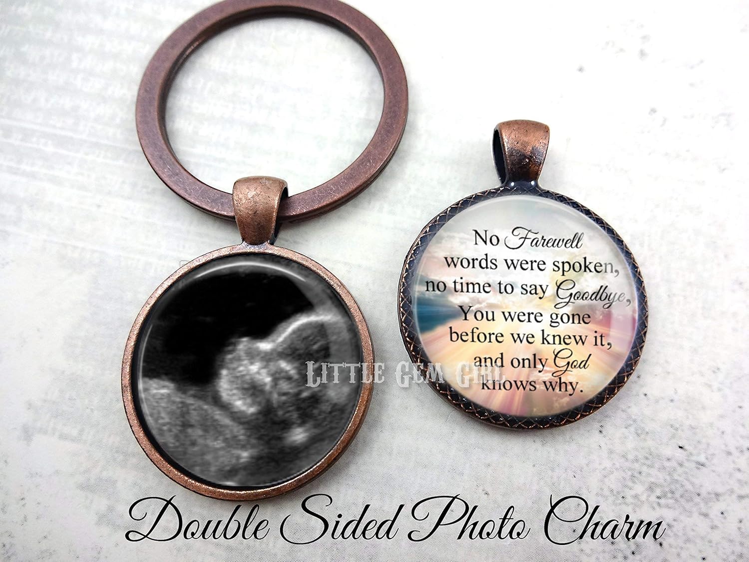 baby scan keyring