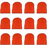 Gelante Unisex Beanie Cap Knitted Warm Solid Color and Multi-Color Multi-Packs