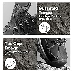 NORTIV 8 Men's Waterproof Hiking Shoes Non-Slip