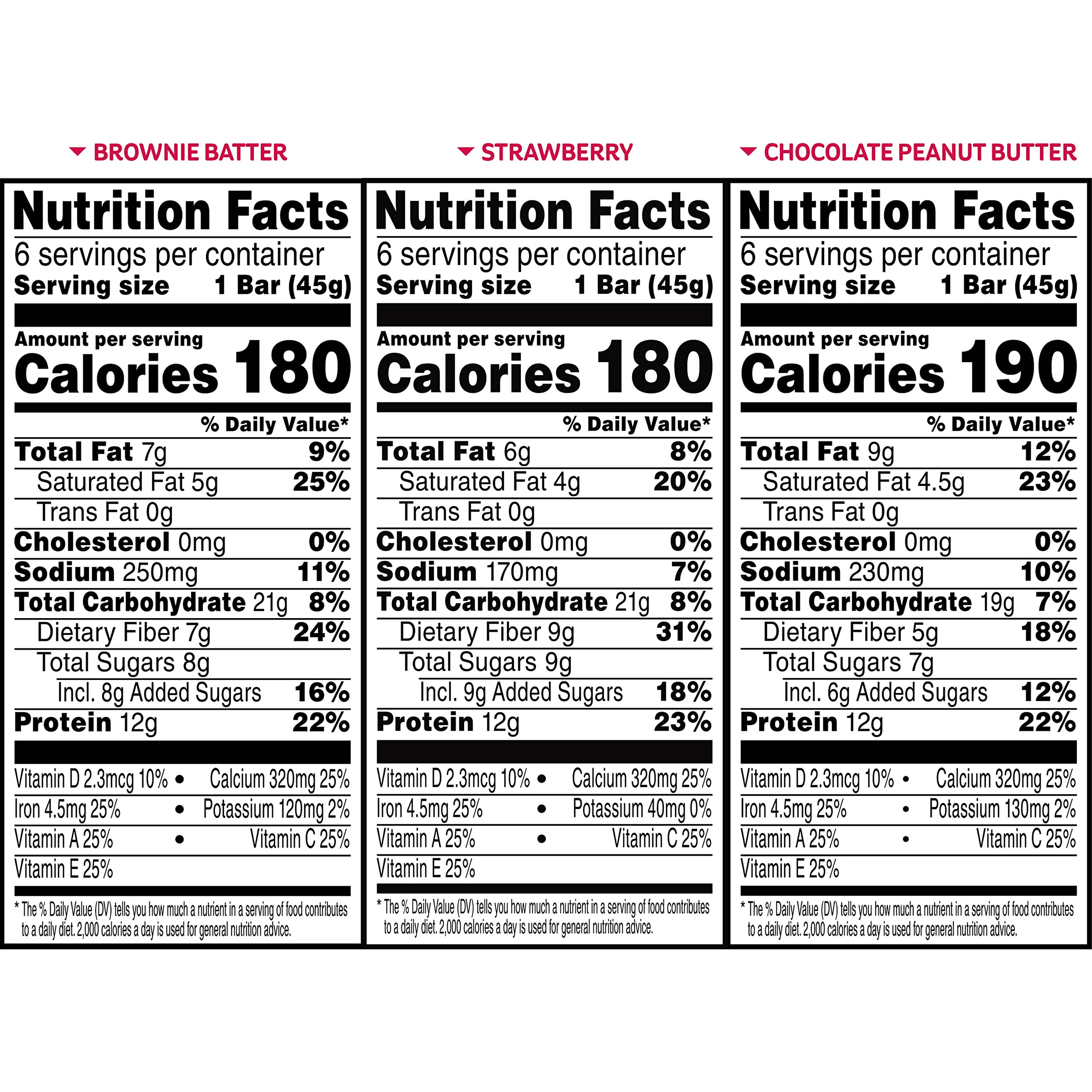 Special K Bar Protein Meal Bars, Meal Replacement, Bulk Protein Snacks, Variety Pack (3 Boxes, 18 Bars)
