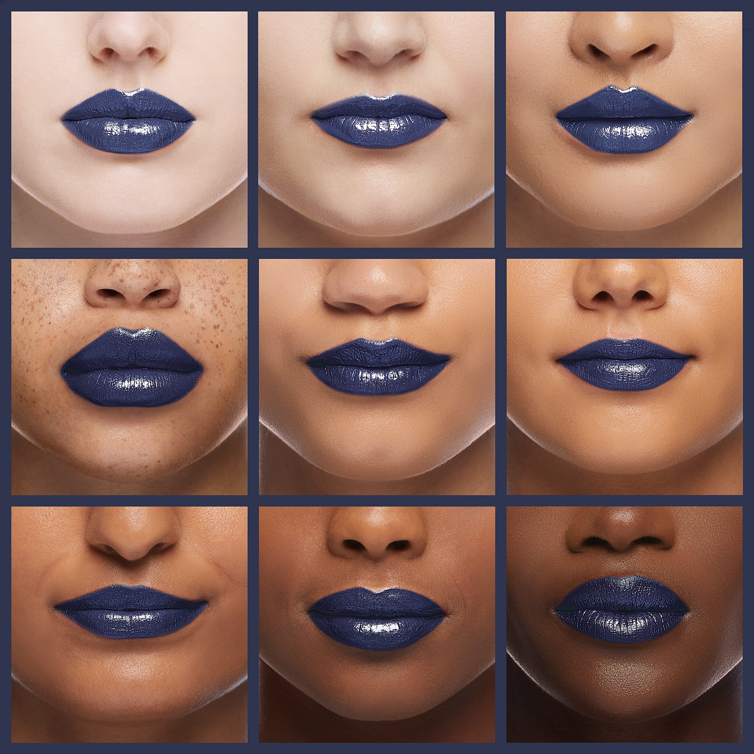 Black Radiance Metalicious Metallic Lipstick Lip Sculptor Magnetic Sapphire (Blue)
