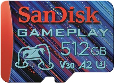 SanDisk Gameplay 512GB micro SD Card for Mobile Gaming A2 U3 V30