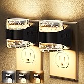 Briignite LED Night Light Plug into Wall[2 Pack] Dimmable Night Light with Bubble Design 3000K/4000K/5000K & 3 Brightness Levels for Baby Nursery, Hallway, Bathroom, Kids Room, 3CCT