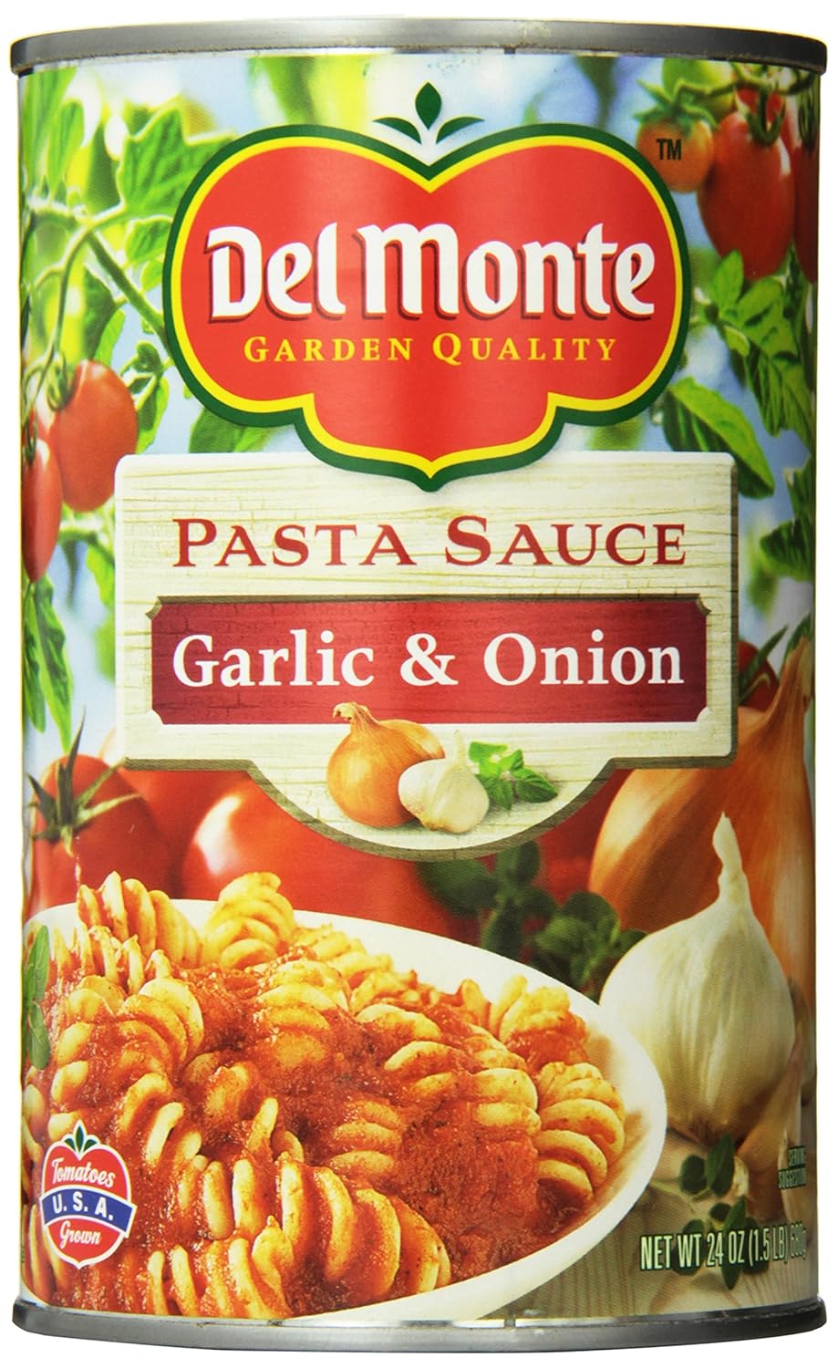 Del Monte Garlic Pasta Sauce, 24 Ounce (Pack of 12