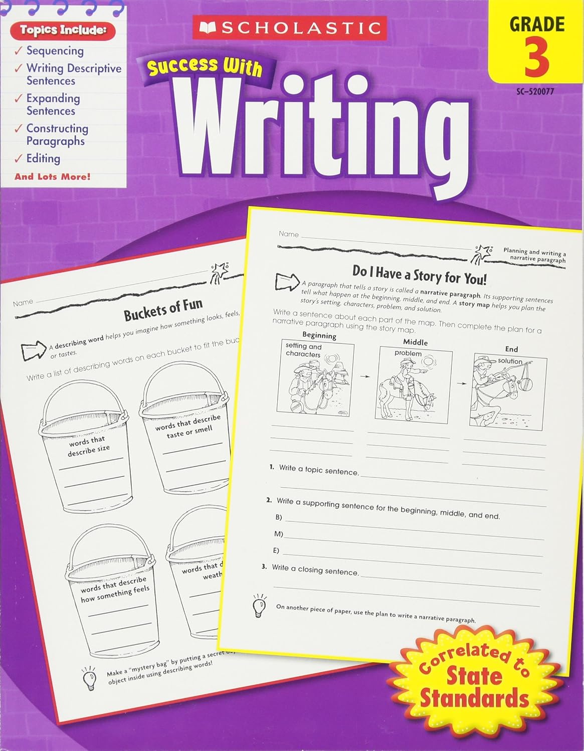 Scholastic Success with Writing, Grade 3: Scholastic: 0078073200771: Books