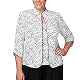Alex Evenings Women's Mandarin Neck Twinset Tank