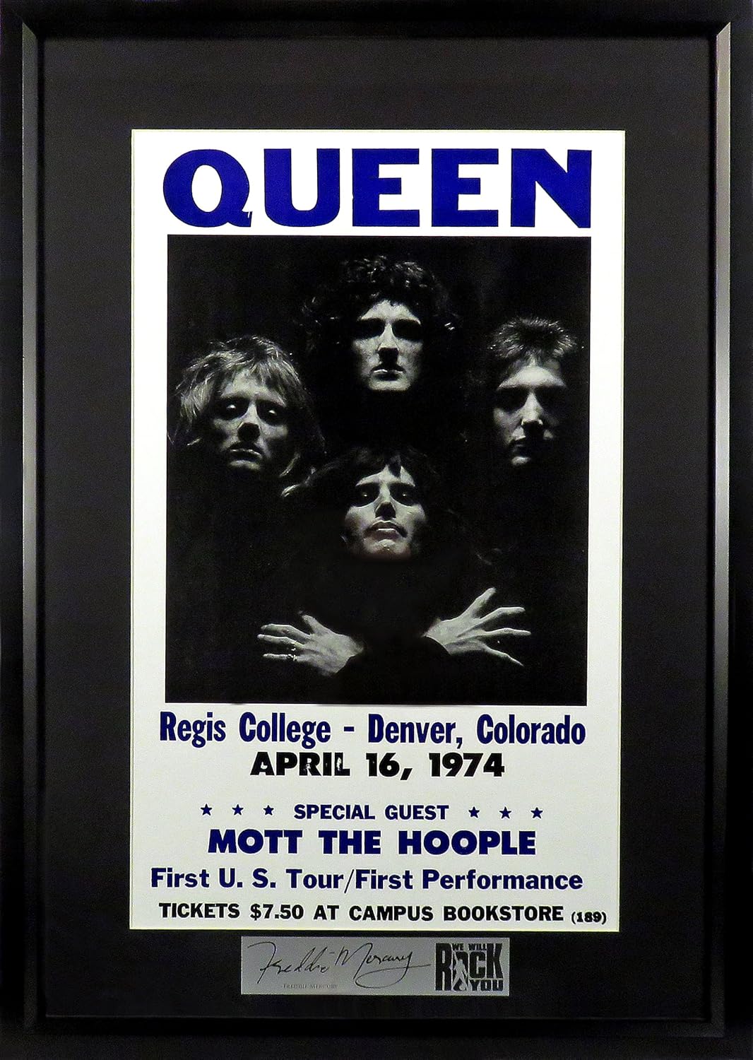 Queen Concert Poster Concert posters, Vintage concert posters, Queen