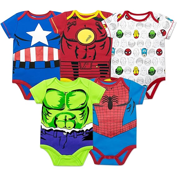 captain marvel baby onesie