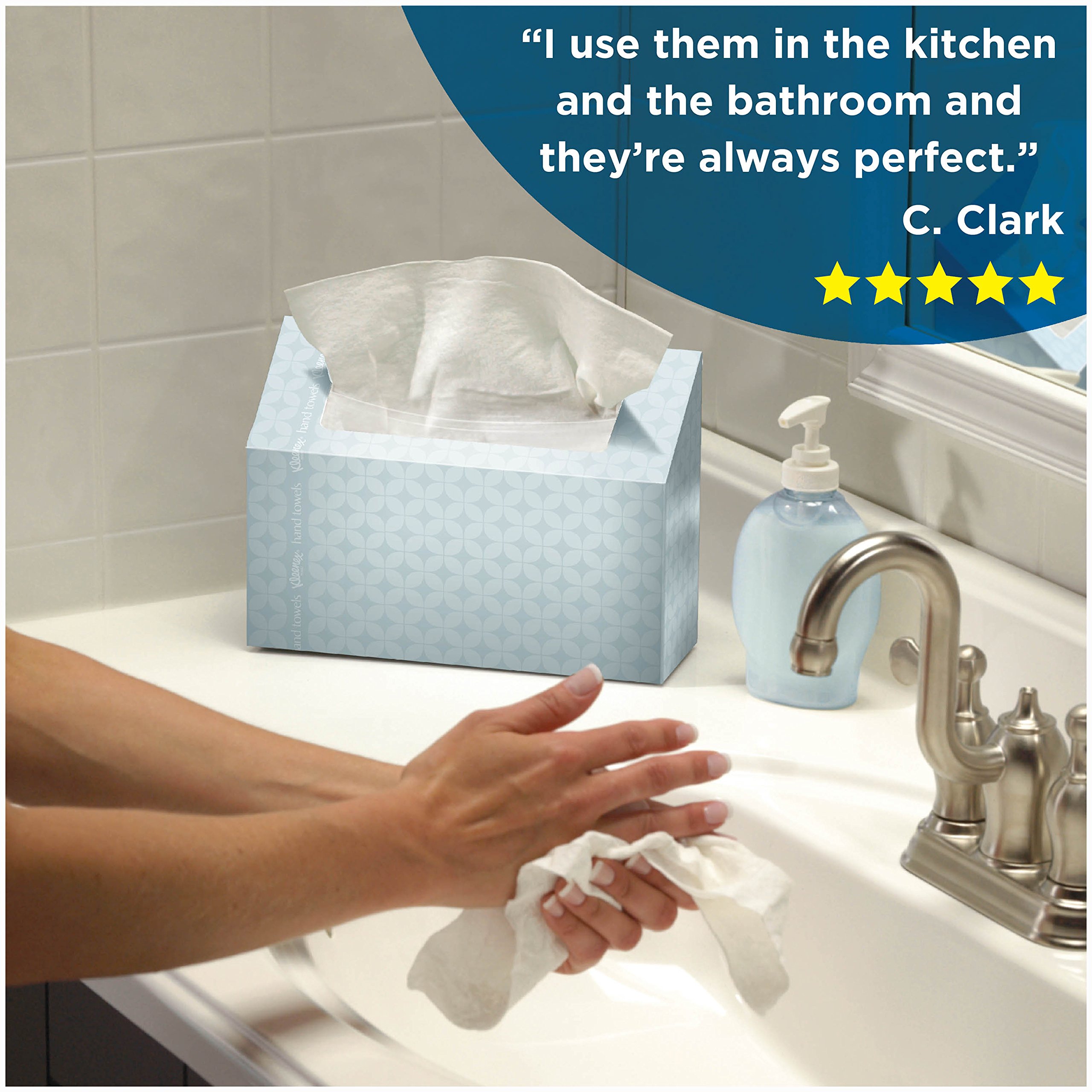 Kleenex Tissues and Towels Box Sleek Basics