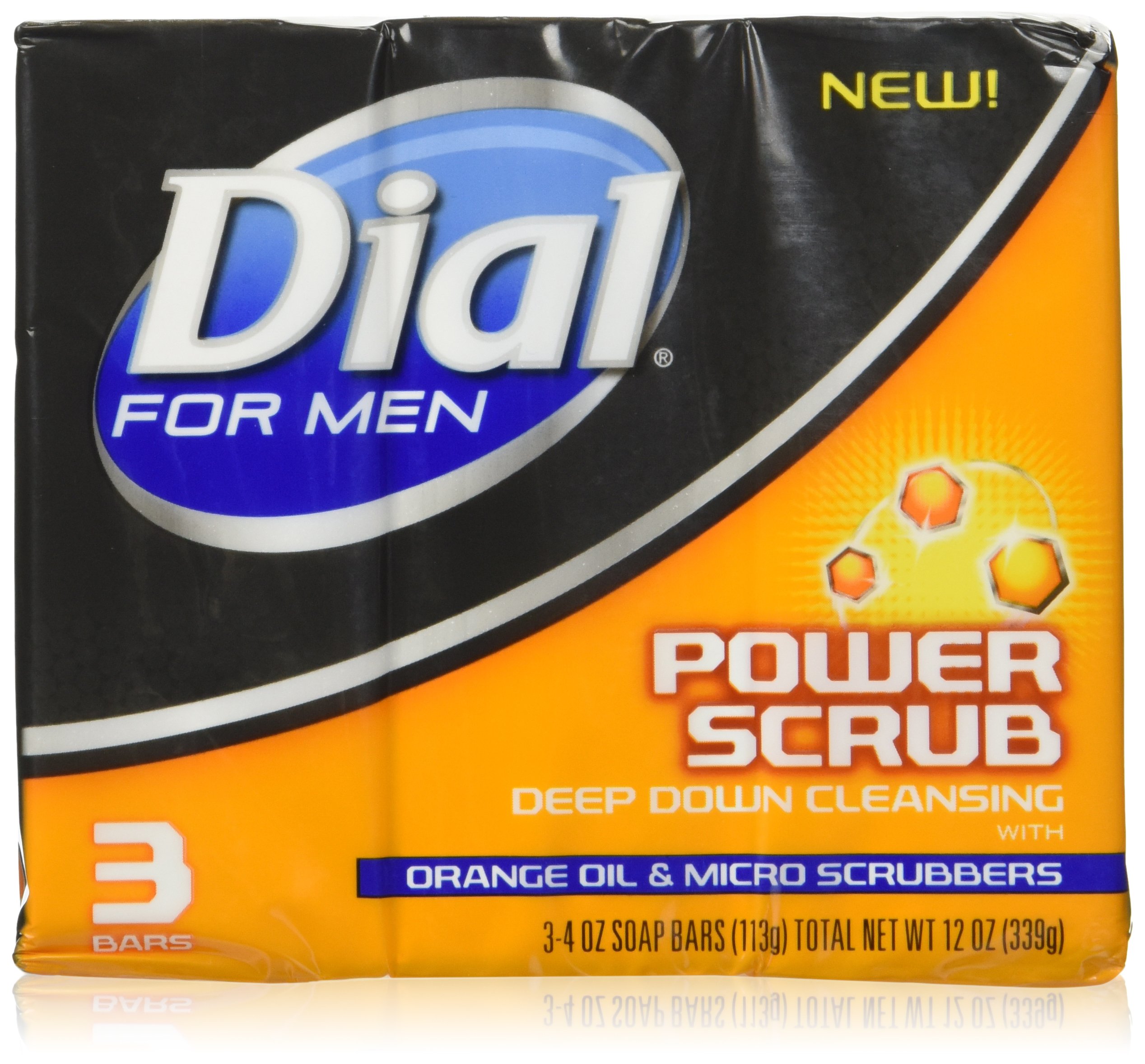 Dial for Men Odor Armor Antibacterial Soap, 3 Count, 4 oz