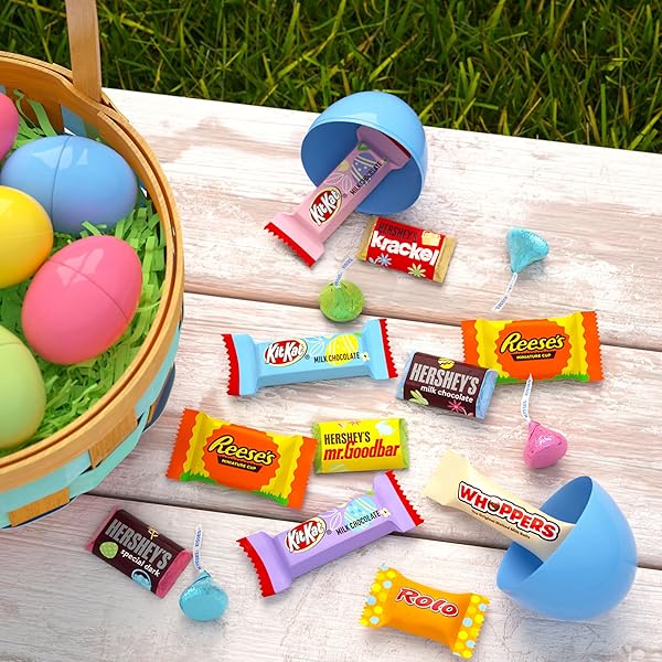 HERSHEY ASSORTED FLAVORED, EASTER CANDY BULK BAG, 64.5 OZ (270 PIECES)