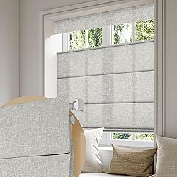 Boolegon No Drill Cordless Roman Shades for