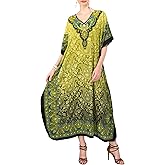 Miss Lavish London Kaftan for Women Dress Summer Swimsuit Cover Up, Plus Size Kaftan, Cruise & Caribbean Vacation Coverup