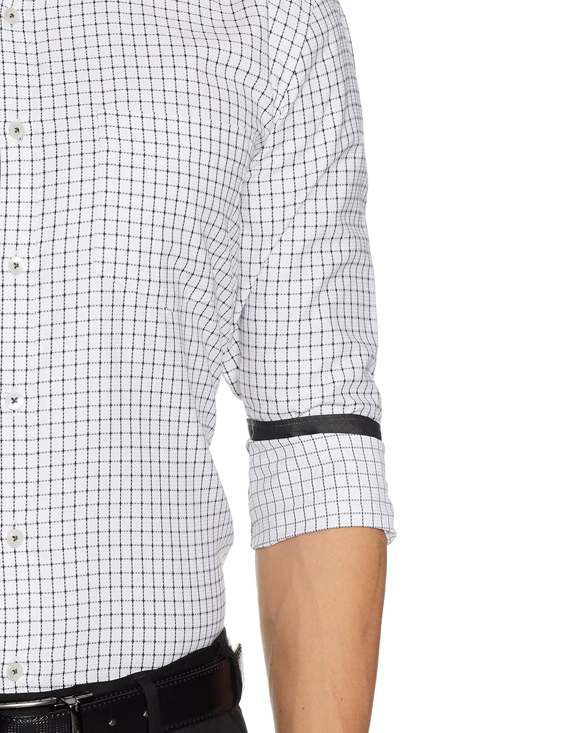 symbol amazon brand men's slim fit formal shirt