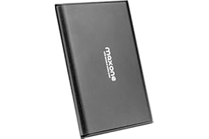 Maxone 500GB Ultra Slim Portable External Hard Drive HDD Compatible with PC, Laptop, Grey - 1