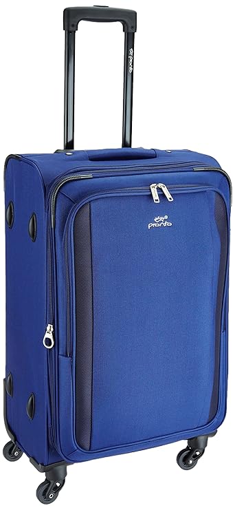 Pronto Rome Polyester 78 cms Blue Soft Sided Suitcase (6533 - BL)