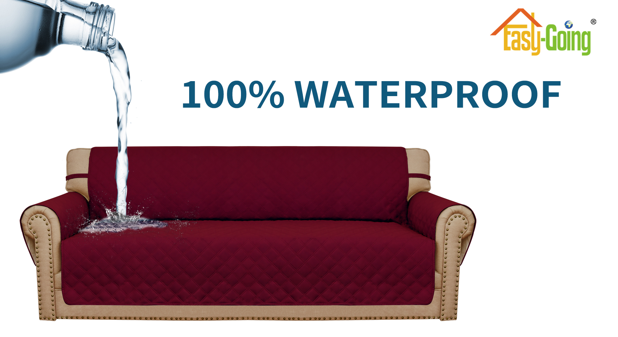 6 Easy+Going+Waterproof+Slipcover+Furniture+Protector